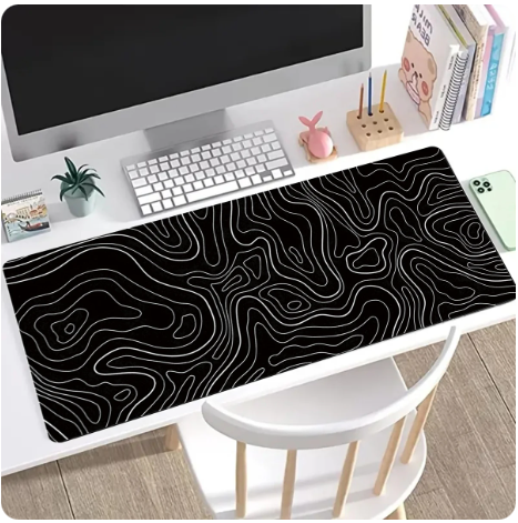 Mousepad Preto e Branco - Anti-sl