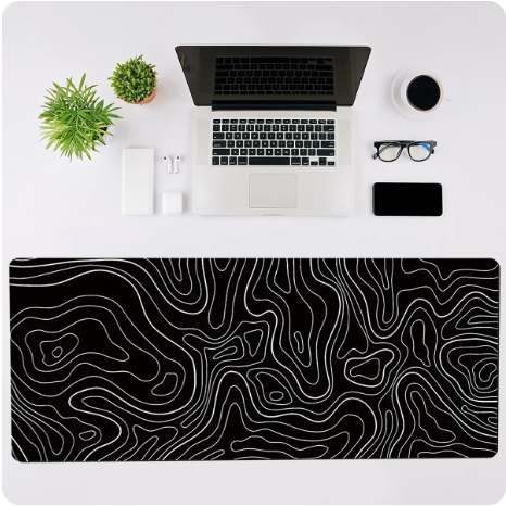 Mousepad Preto e Branco - Anti-sl